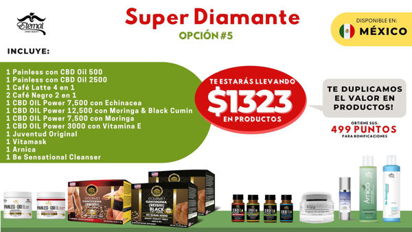 Picture of Super Diamond Option #5 $1,323 Mexico-OCT