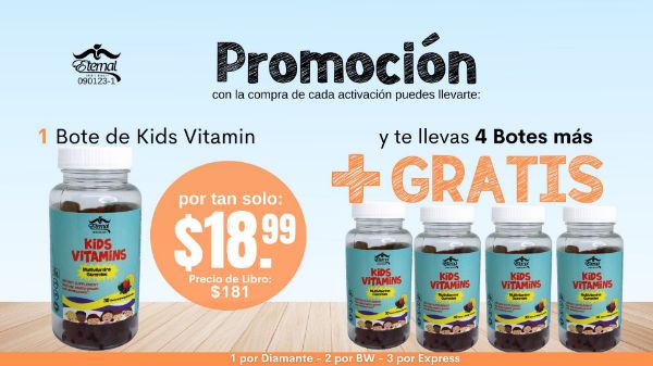 Imagen de Promo 090123-1 ( 3E) Especial Kids Gomitas Vitaminas 