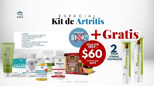 Imagen de Promocion 021825-8 (3 E): Especial Kit de Artritis -copia