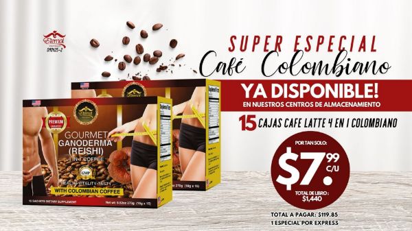 Imagen de Promocion 040425-2 (1 E): Especial 15 Cafe Latte Colombiano