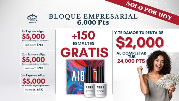 Imagen de Promocion 042225-3 (3 E): Incentivo de Esmaltes de Regalo para Bloque
