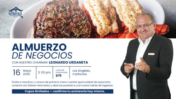 Imagen de Ticket para Almuerzo de Negocios - Mayo 16, 2025 (Los Angeles, CA)