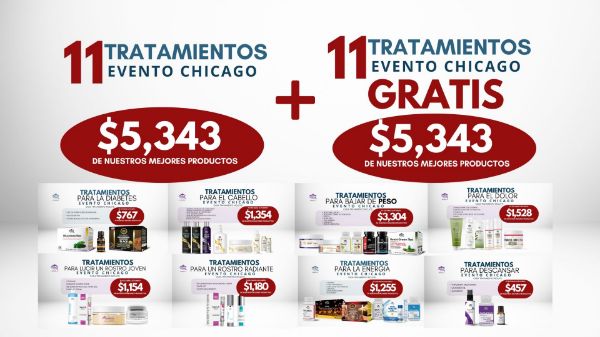 Imagen de Super Express Registracion 060625-1 Evento Chicago $5343 mas $5343 (22 Kits de Tratamientos)