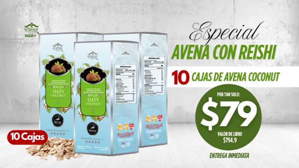 Imagen de Promocion 062625-1 (E 1): 10 Cajas de Avena de Coco