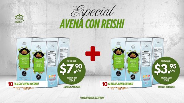 Imagen de Promocion 062625-1-2 (E 1): 20 Cajas de Avena de Coco