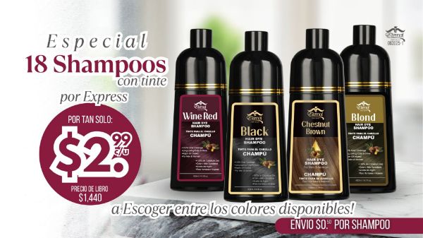Imagen de Promocion 063025-1-4 (12 E): Shampoo con Tinte Blonde (Rubio) por Unidad ($3.49 cada uno)