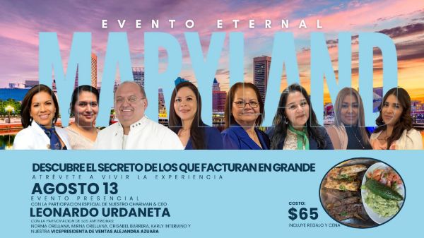 Imagen de Ticket Evento Maryland con Chairman & CEO Leonardo Urdaneta - Agosto 13, 2025