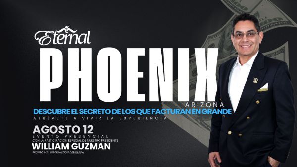 Imagen de Ticket Evento en Phoenix Arizona con Presidente William Guzman - Agosto 12, 2025