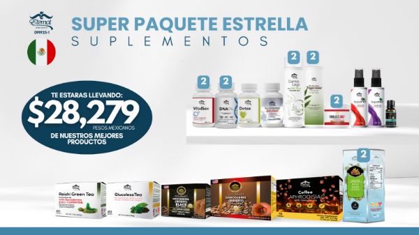 Imagen de Super Paquete Estrella Registracion Suplementos 091925 $28279 Pesos en Productos
